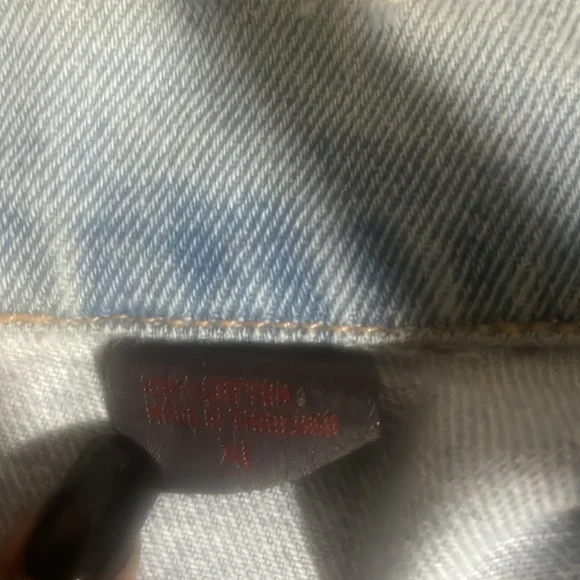 Harley Davison extra large denim jacket with Harley Davidson - Picture 8 of 10